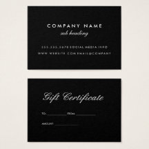 Simple Minimalist Black