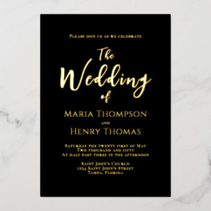 Simple Minimalist Black Script Calligraphy