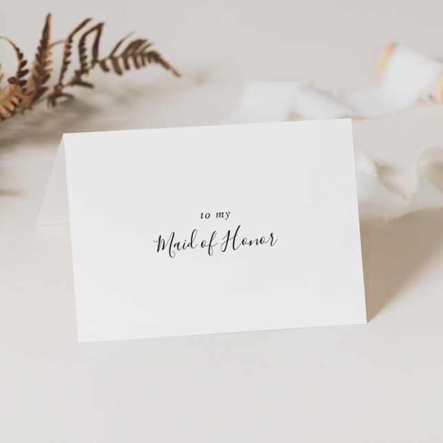 Simple Minimalist Bridal Party Thank You (Creator Uploaded)