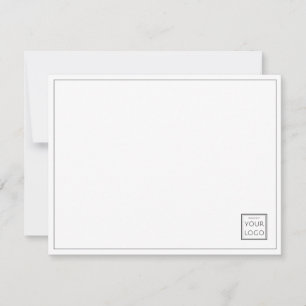 Simple Minimalist Business Company Logo Branded Card