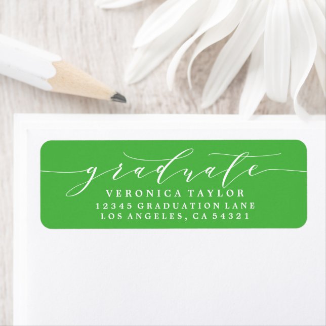 SIMPLE MINIMALIST CALLIGRAPHY RETURN ADDRESS LABEL (Insitu)