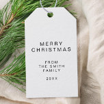 Simple Minimalist Christmas Gift Tags<br><div class="desc">Simple Minimalist Christmas Gift Tags</div>