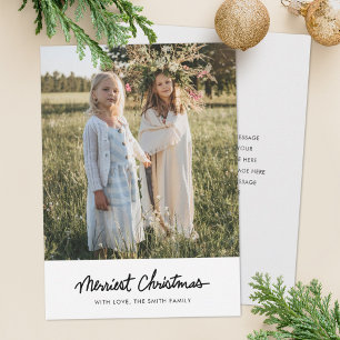 Simple Minimalist Christmas Holiday card