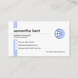 Simple Minimalist Classic Startup Founder CEO Business Card