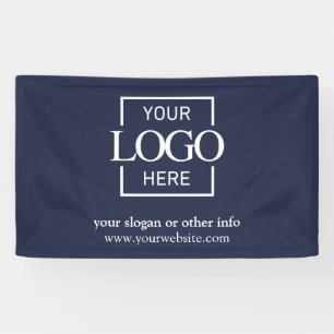 Simple Minimalist Custom Business Logo Promotional Banner