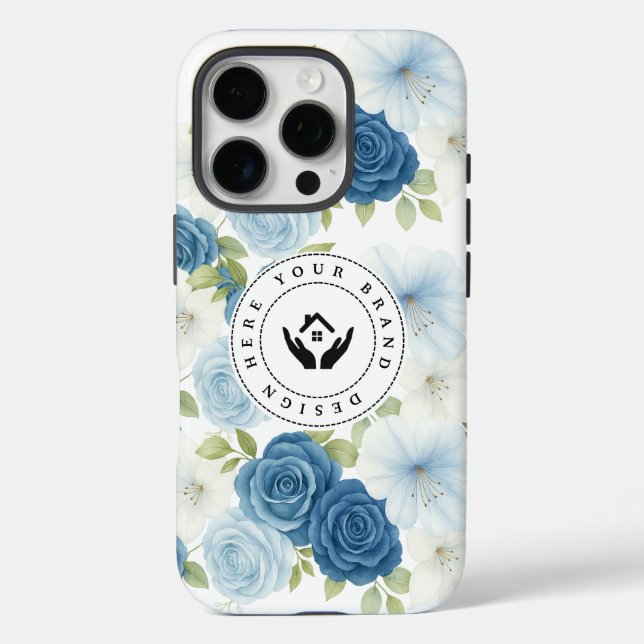 Simple Minimalist Custom Logo iPhone / iPad case (Back)