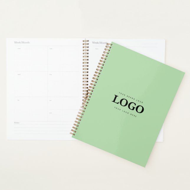 Simple Minimalist Custom Logo Planner (Display)