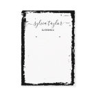 simple minimalist Earring frame display add logo