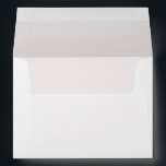 Simple Minimalist Ecru Return Address Envelope<br><div class="desc">Simple ecru envelope with a return address on the back flap. Multiple colours and sizes available.</div>