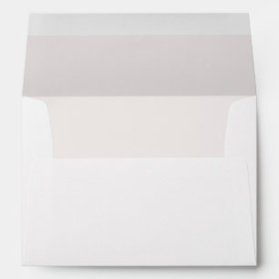 Simple Minimalist Ecru Return Address Envelope