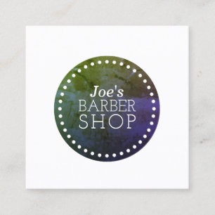 Simple minimalist elegance cover square business card