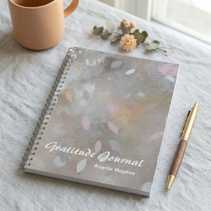 Simple minimalist elegant  chic boho trendy spiral notebook