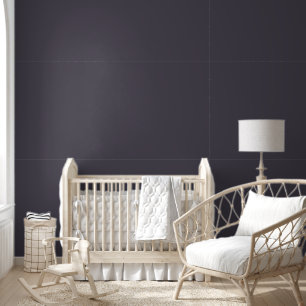 Simple Minimalist Elegant Plain Ebony Chic Wallpaper