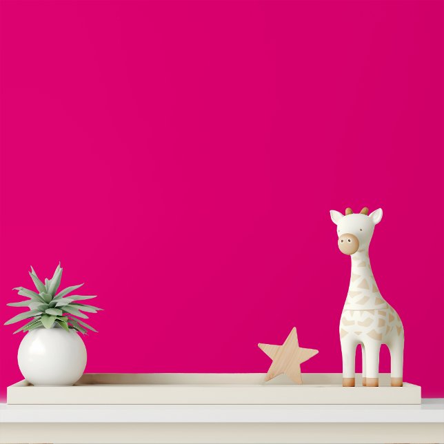 Simple Minimalist Elegant Plain Fuchsia Pink Chic Wallpaper (Creator Uploaded)