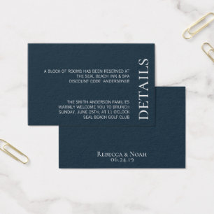 Simple Minimalist Elegant Understated Text Wedding