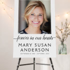 Simple Minimalist Funeral Welcome Sign