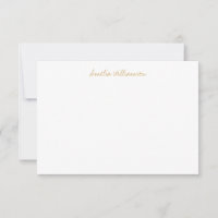 Simple Minimalist Handwritten Marigold Calligraphy