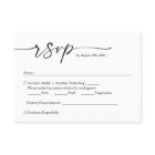 Simple Minimalist Handwritten Script Wedding