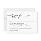 Simple Minimalist Handwritten Script Wedding