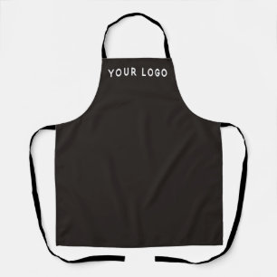 Simple Minimalist Logo Black  Apron
