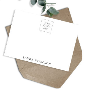 Simple Minimalist Logo Name  Card