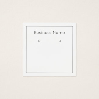 Simple minimalist modern earring display card