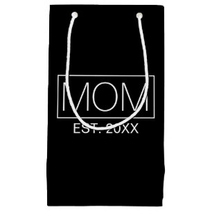 Simple Minimalist Mum Typography   Gift Bag