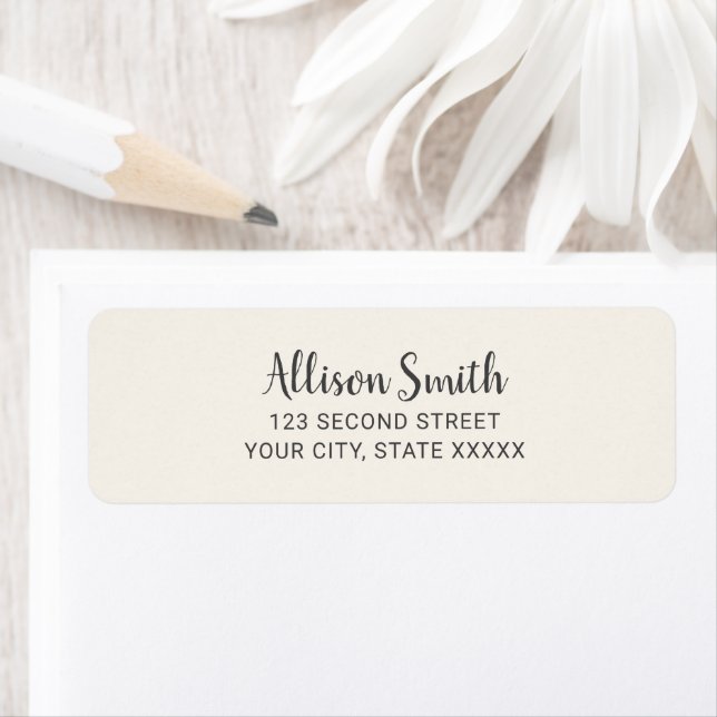 Simple Minimalist Off White Ivory Elegant Wedding (Insitu)