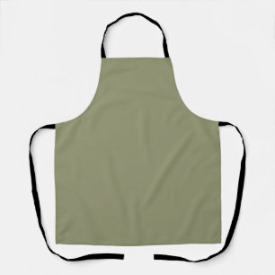 Simple minimalist pastel sage apron
