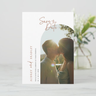 Simple Minimalist Photo | Elegant Wedding Invitation