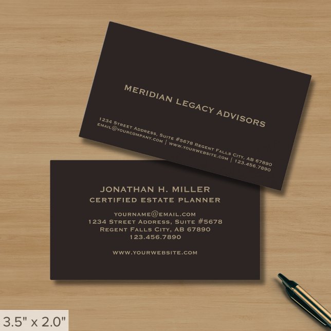 Simple Minimalist Professional Business Card (Creator Uploaded)