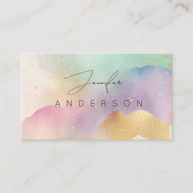 Simple minimalist professional business card (Front)