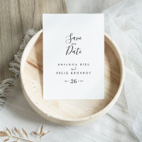 Simple Minimalist Save the Date