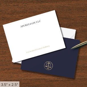 Simple Minimalist Scales of Justice Card