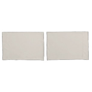 Simple Minimalist Solid Colour Light Beige Pillowcase