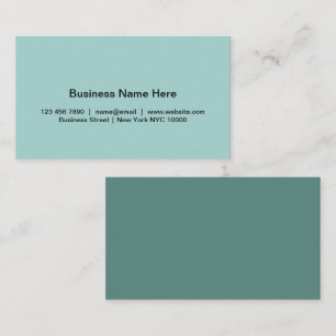 Simple Minimalist Style Professional Business Card