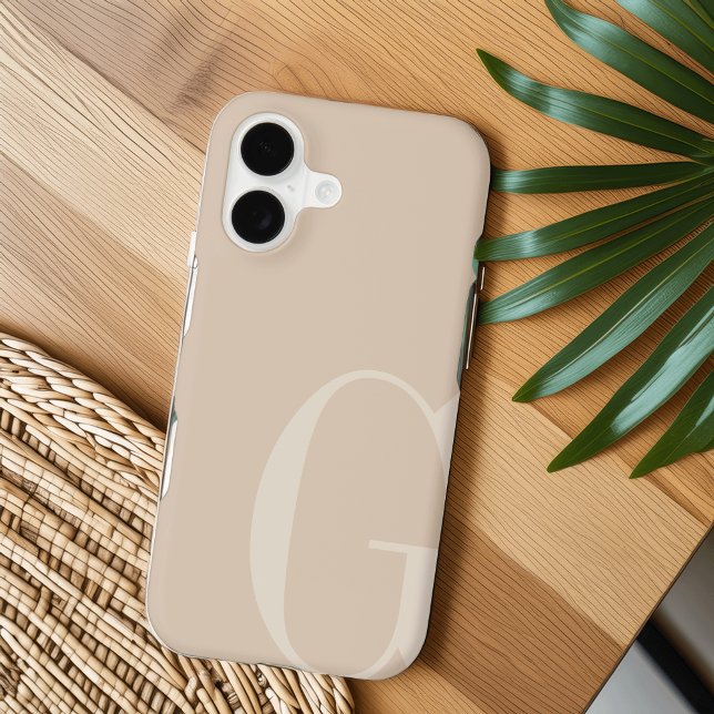 Simple Minimalist Tonal Initial Monogram (Creator Uploaded)