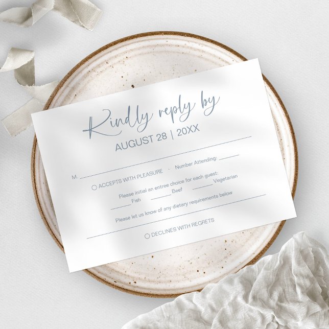 Simple Minimalist Wedding RSVP Cards (Creator Uploaded)