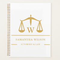 Simple Minimalist White and Bold Attorney