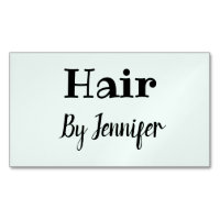 simple minimalistic custom logo white hairstylist