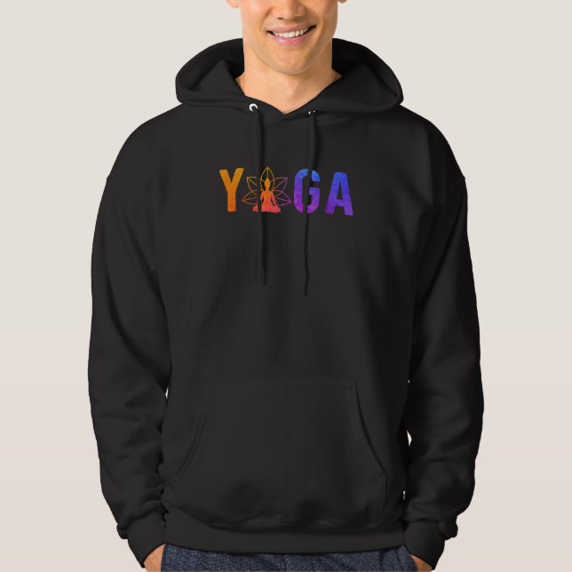 Simple Minimalistic Yoga Hoodie (Front)