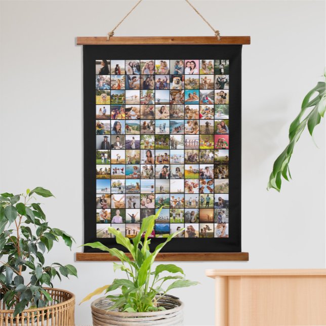 Simple Modern 108 Photo Collage Hanging Tapestry (Creator Uploaded)