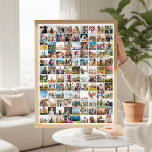 Simple Modern 108 Photo Collage Poster<br><div class="desc">Create your own personalised photo collage poster featuring 108 of your favourite pictures.</div>