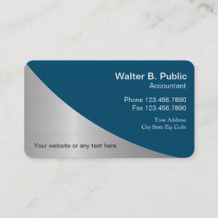 Simple Modern Accountant Business Cards