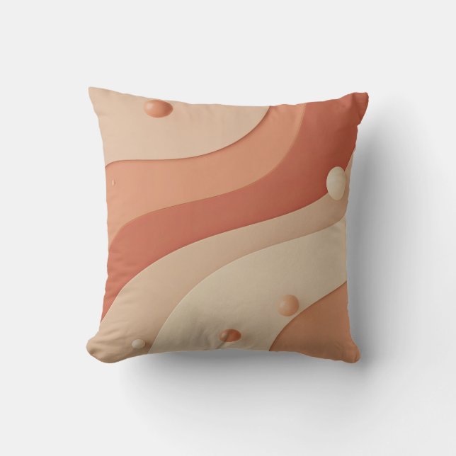 Simple Modern Art Illustration Cushion (Front)