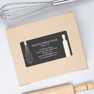 Simple Modern Bakery Baked Goods Labels