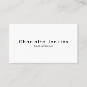 Simple Modern Black and White Professional Business Card