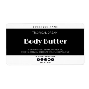 Simple modern black  white