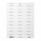 Simple Modern Black White Return Address Label