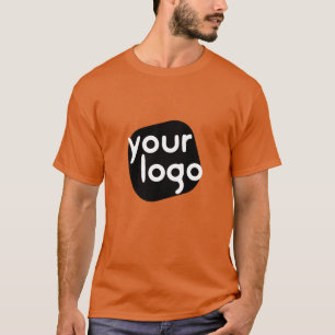 Simple Modern Branded Professional Add Your Logo T-Shirt